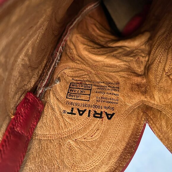 Ariat cowboy boots size 10 - Picture 15 of 15